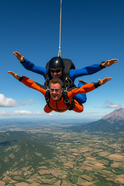 Saut en Parachute dans la Drôme